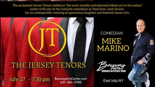 THE JERSEY TENORS & COMEDIAN MIKE MARINO show poster