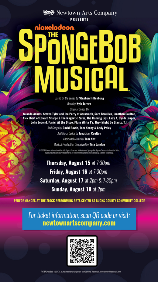 The SpongeBob Musical show poster