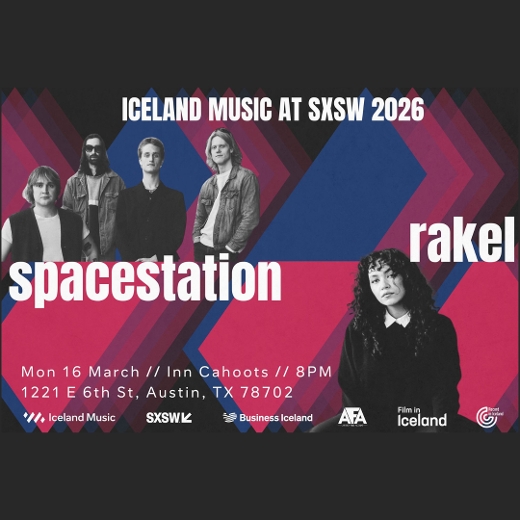Iceland Music’s SXSW Showcase and Industry Happy Hour show poster
