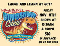 Dinosaur Crew show poster