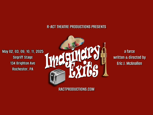 Imaginary Exits by Eric J. McAnallen show poster