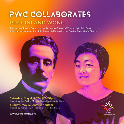 PWC Collaborates • Puccini and Wong show poster
