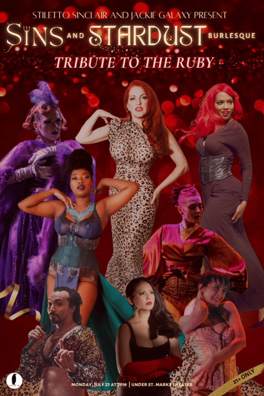 Sins and Stardust Burlesque: Tribute to the Ruby 2025