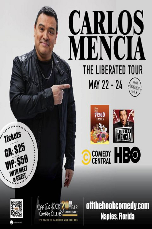 The Liberated Tour With Comedian Carlos Mencia Live In Naples, Florida!