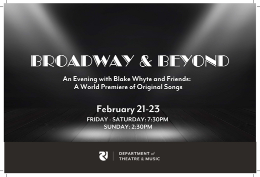 Broadway & Beyond: An Evening with Blake Whyte and Friends in Michigan