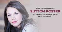 Sutton Foster with special guest host Seth Rudetsky show poster