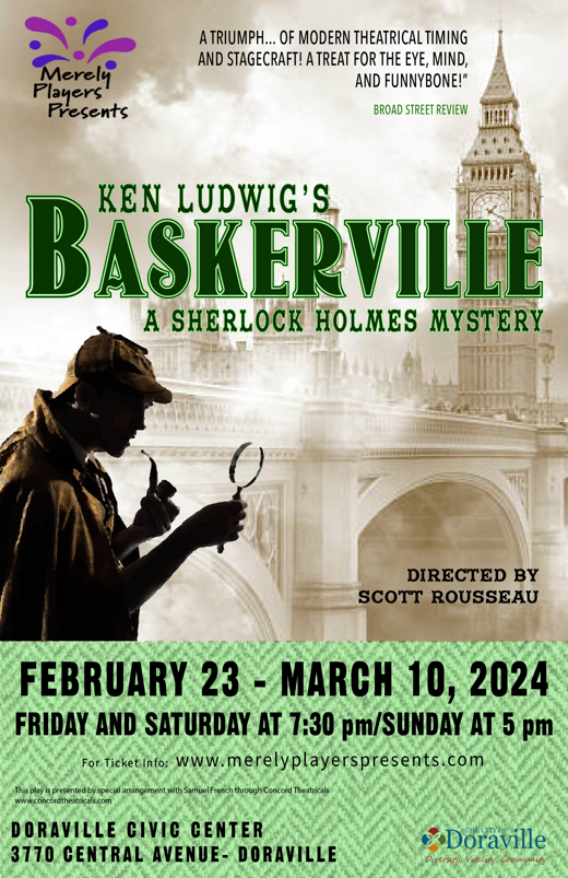 Baskerville: A Sherlock Holmes Mystery by Ken Ludwig in Atlanta
