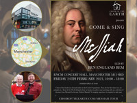 Come and sing Messiah with Choir of the Earth - Manchester in UK Regional Logo