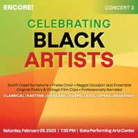 ENCORE! Celebrating Black Artists show poster