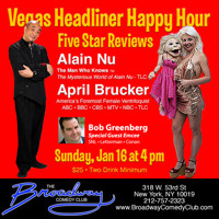 Vegas Headliners Happy Hour in Off-Off-Broadway