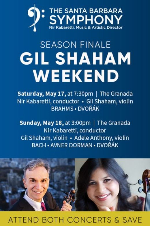 Gil Shaham Weekend - Two Concerts, Two Different Programs