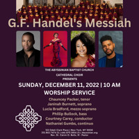 G.F. Handel's MESSIAH show poster