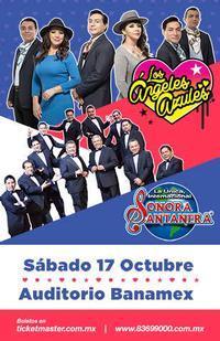 Angeles Azules y Sonora Santanera show poster