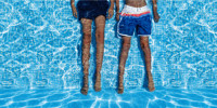 Brown Boys Swim show poster