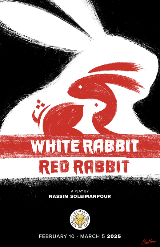 White Rabbit Red Rabbit show poster