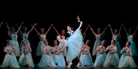 Houston Ballet presents La Sylphide in Houston Logo