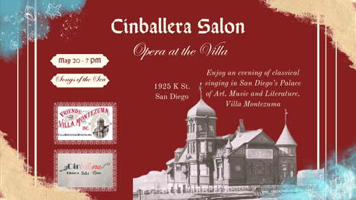 May Cinballera Salon - Songs of the Sea in San Diego