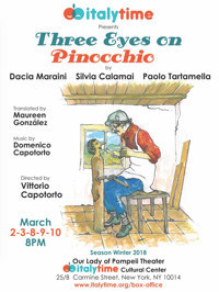 Three Eyes on Pinocchio show poster