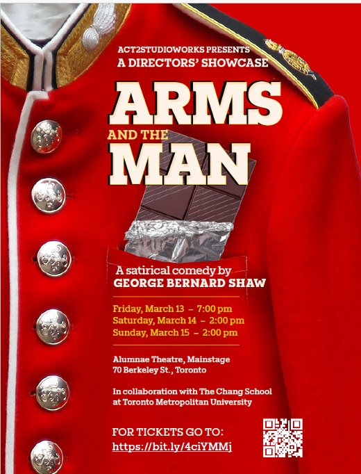 Arms and the Man - A Directors' Showcase show poster