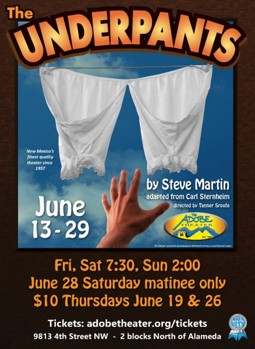 THE UNDERPANTS show poster