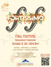 FORTISSIMO: DYAO's Fall Festival 2022 in Denver Logo