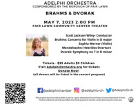Adelphi Orchestra - Brahms & Dvorak in New Jersey