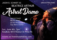 Beatrice Arthur: Astral Dame show poster