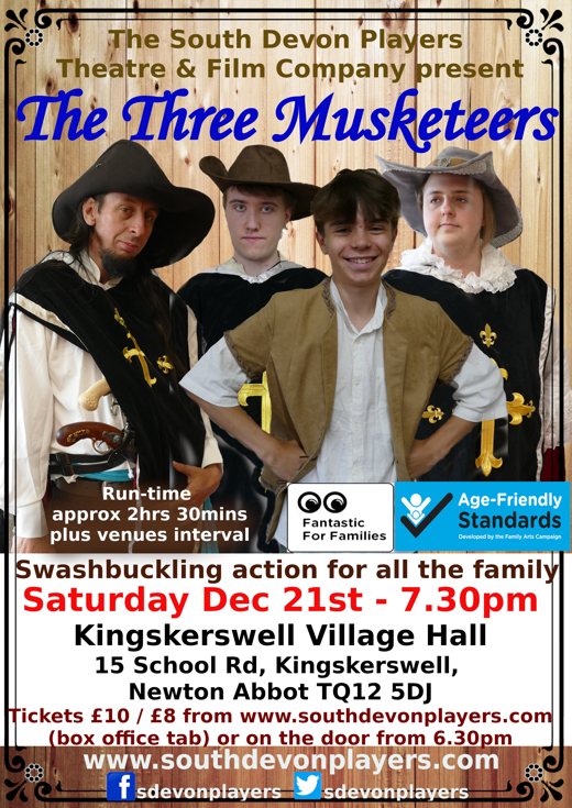 The Three Musketeers (touring theatre show) show poster