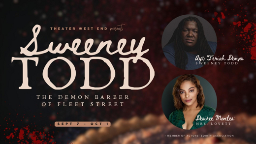 Sweeney Todd show poster