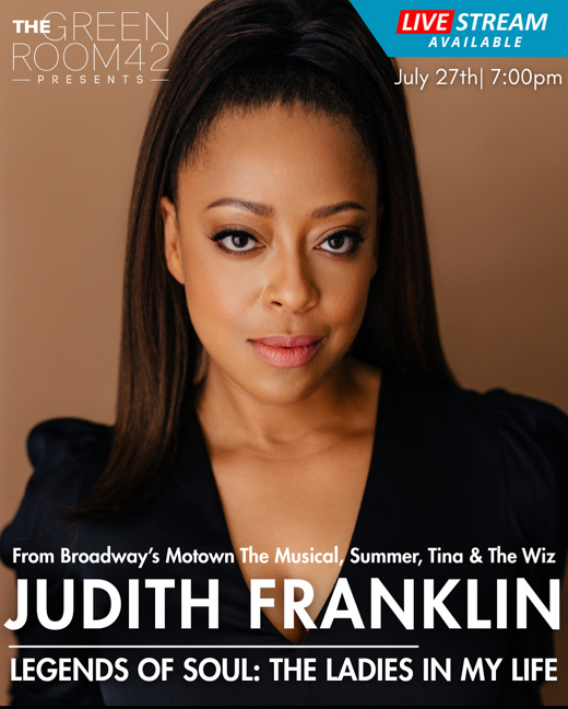 Broadway's Judith Franklin in Legends of Soul: The Ladies In My Life