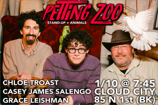 Petting Zoo: Live Comedy, Live Animals in Brooklyn