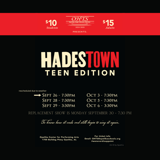 Hadestown: Teen Edition in Birmingham