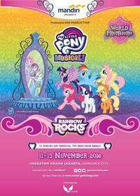 My Little Pony Musical! Rainbow Rocks show poster