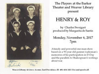 Henry & Roy: A Hollywood Player Delivers D-Day show poster