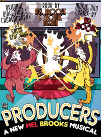Mel Brooks' THE PRODUCERS show poster