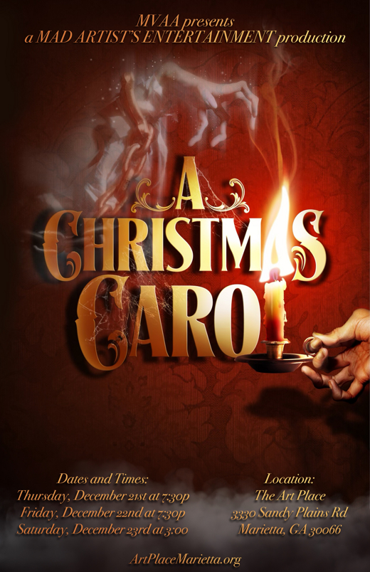 A Christmas Carol at The Art Place Atlanta 2023