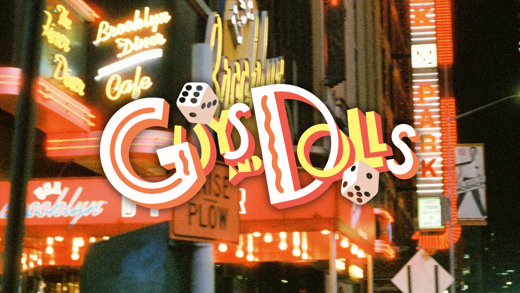 Guys and Dolls show poster
