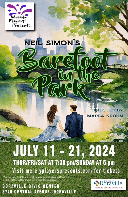 Barefoot in the Park - On Stage July 11 - 21 in Atlanta