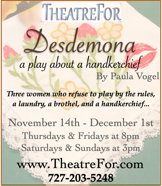 Desdemona, a play about a handkerchief show poster