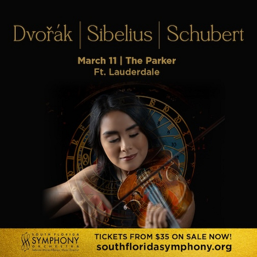 South Florida Symphony Orchestra Presents Dvořák, Sibelius and Schubert at The Parker
