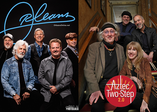 Aztec Two-Step & Orleans - together at Cohoes Music Hall! in Central New York