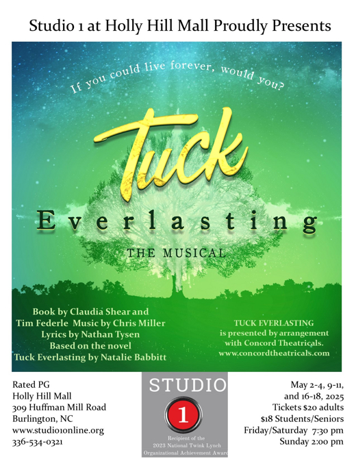 Tuck Everlasting show poster