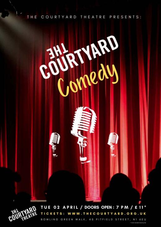 The Courtyard Comedy show poster
