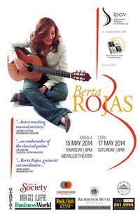 Berta Rojas show poster