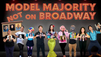 Model Majority NOT on Broadway show poster