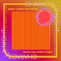 Character Night show poster