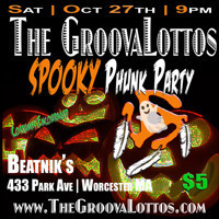 The GroovaLottos Spooky PHUNK Party show poster