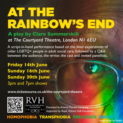 The Rainbow's End show poster