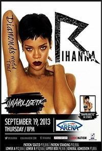 Rihanna LIVE in Manila show poster