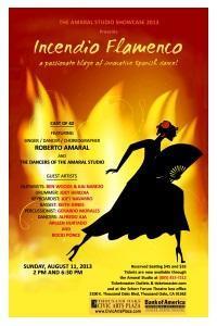 Incendio Flamenco show poster